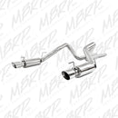 MBRP 05-09 Ford Shelby GT500 / GT Dual Split Rear Race Version, T409 4in Tips Exhaust System-1