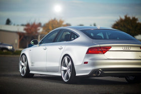 AWE Tuning Audi C7 A7 3.0T Touring Edition Exhaust - Dual Outlet Diamond Black Tips - 0