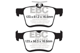 EBC 2014+ Audi A3 1.8 Turbo (w/Electronic Parking Brake) Ultimax2 Rear Brake Pads - 0