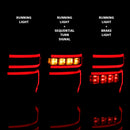 ANZO 2014-2020 Toyota 4Runner T.L Black Housing Smoke Lens Red Light Bar W/Sequential-2