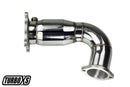 Turbo XS 2015+ Subaru WRX Front Pipe w/ Catalytic Converter-1