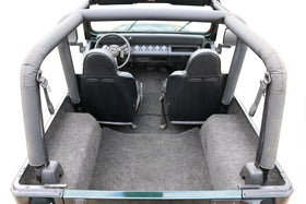 BedRug 87-95 Jeep YJ Rear Kit 4pc Cargo Kit (Incl Tailgate & Cargo Liner) - 0