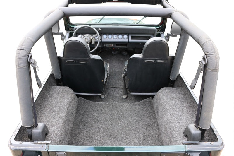 BedRug 87-95 Jeep YJ Rear Kit 4pc Cargo Kit (Incl Tailgate & Cargo Liner) - 0