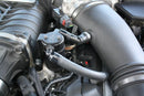 J&L 11-17 Ford Mustang GT (w/Roush/VMP Supercharger) Driver Side Oil Separator 3.0 - Black Anodized-1
