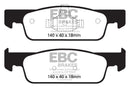EBC 2016-2017 Smart Fortwo 0.9L Turbo Greenstuff Front Brake Pads-2