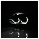 Spyder 12-14 BMW F30 3 Series 4DR Projector Headlights - LED DRL - Blk Smoke PRO-YD-BMWF3012-DRL-BSM-6