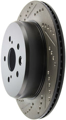 StopTech Slotted & Drilled Sport Brake Rotor Right Rear 13-14 Lexus GS300/350/400/430-1