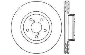 StopTech Slotted & Drilled Sport Brake Rotor - 0