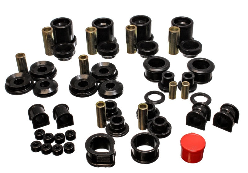 Energy Suspension 90-96 Nissan 300ZX Black Hyper-Flex Master Bushing Set (Sway bar end link bushings - 0