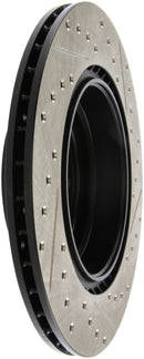 StopTech 06 BMW 330 / 07-09 BMW 335 Slotted & Drilled Right Rear Rotor-1