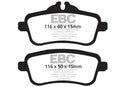 EBC 14+ Mercedes-Benz CLA45 AMG 2.0 Turbo Yellowstuff Rear Brake Pads-2