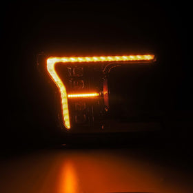 AlphaRex 18-20 Ford F-150 NOVA LED Proj Headlight Alpha Blk (14th Gen G2 Style) - 0