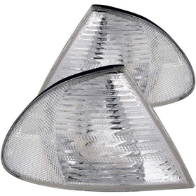 ANZO Corner Lights 1999-2001 BMW 3 Series E46 Euro Corner Lights Chrome
