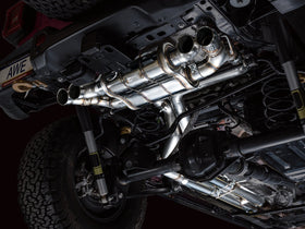 AWE Tuning 21+ Wrangler 392 Switchpath Cat-Back Exhaust- Quad BashGuards - 0