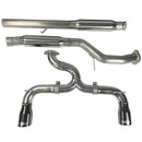 Injen 16-18 Ford Focus RS 3in Cat-Back Stainless Steel Exhaust w/ 4in Black Chrome Tips-1