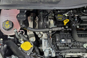 J&L 16-19 Ford Escape 1.5L EcoBoost Passenger Side Oil Separator 3.0 - Black Anodized - 0