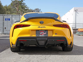 aFe POWER Takeda 2021 Toyota Supra 2.0L (t) 2.5in-3in 304 SS CB Exhaust w/ Black Tips - 0