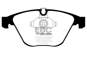 EBC 08-10 BMW M3 4.0 (E90) Bluestuff Front Brake Pads - 0