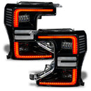 Oracle 20-22 Ford F-250/350 Super Duty Dynamic ColorSHIFT Headlight DRL Upgrade Kit w/Switchback-5