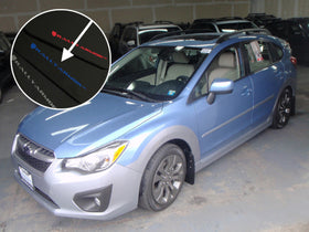 Rally Armor 12-16 Subaru Impreza 4D/5D Black UR Mud Flap w/Blue Logo - 0