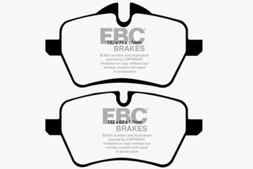 EBC 07-14 Mini Hardtop 1.6 Turbo Cooper S Greenstuff Front Brake Pads - 0