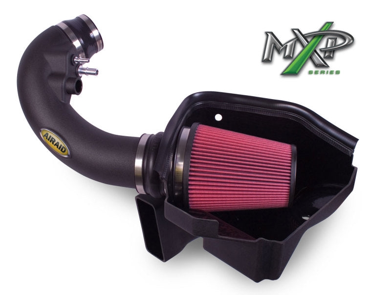 Airaid 11-14 Ford Mustang GT 5.0L Race Only (No MVT) MXP Intake System w/ Tube (Oiled / Red Media) - 0