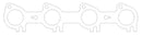 Cometic 91-01 Ford 4.6L SOHC / 99+ 5.4L Triton .030 inch MLS Exhaust Gaskets (Pair)-3