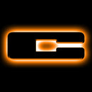 ORACLE Lighting Universal Illuminated LED Letter Badges - Matte Black Surface Finish - C-1
