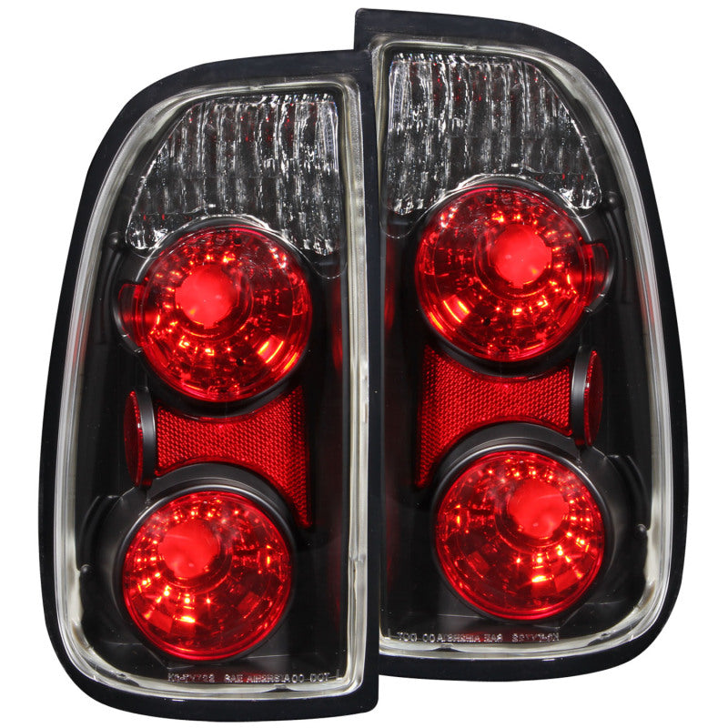 ANZO 2000-2006 Toyota Tundra Taillights Black (Regular &amp; Access Cab Models Only) - 0