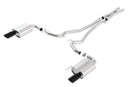 Borla Atak S Cat-Back 15-17 Ford Mustang GT 5.0L V8 MT/AT 2.5in pipe 4in tip (Black Chrome)-1
