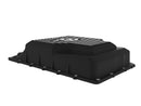 aFe 17-24 Ford F-150 10R60/10R80 Pro Series Rear Transmission Pan Black w/ Machined Fins-3