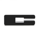 ORACLE Lighting Universal Illuminated LED Letter Badges - Matte Black Surface Finish - C-17