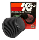 K&N Universal Rubber Filter Round Tapered 6in Flange ID x 7.5in Base OD x 5.25in Top OD x 6.75in H-4