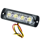 Oracle 6 LED Dual Color Slim Strobe - Amber/White-4