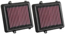 K&N 16-17 Honda CRF1000L Africa Twin 998 Replacement Drop In Air Filter (2 Per Box)-1