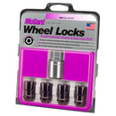 McGard Wheel Lock Nut Set - 4pk. (Cone Seat) 1/2-20 / 3/4 & 13/16 Dual Hex / 1.46in. Length - Black-6