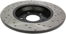 StopTech Power Slot 09-10 Audi A4/A4 Quattro / 08-10 A5 / 10 S4 Rear Right Drilled & Slotted Rotor-4