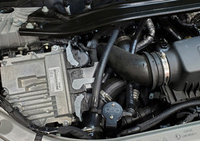 J&L 2020-2023 Ford Explorer 3.0L EcoBoost Oil Separator 3.0 Passenger Side - Black Anodized - 0