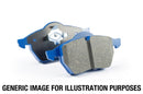 EBC 14+ Chevrolet Corvette Stingray (C7) 6.2 Bluestuff Rear Brake Pads-7