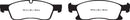 EBC 11+ Dodge Durango 3.6 Yellowstuff Front Brake Pads-2