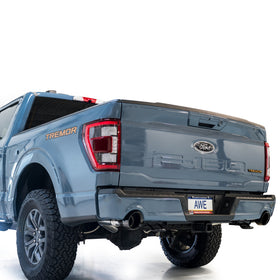 AWE Tuning 2021+ Ford F-150 Tremor (w/ Bumper Cutouts) 0FG Non-Resonated Catback -Diamond Black Tips - 0
