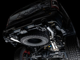 AWE Tuning 2021 RAM 1500 TRX 0FG Cat-Back Exhaust - Diamond Black Tips - 0