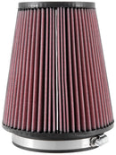 K&N Filter Universal Rubber Filter 5 inch Flange 6 1/2 inch Base 4 3/8 inch Top 7 inch Height-9