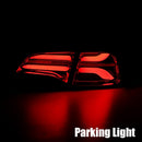 AlphaRex 20-22 Tesla Model Y PRO-Series LED Tail Lights Red Smoke w/Seq Sig-4