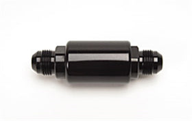 Russell Performance Black Anodized (3-1/4in Length 1-1/4in dia. -8 male inlet/outlet) - 0