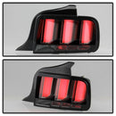 Spyder 05-09 Ford Mustang (White Light Bar) LED Tail Lights - Smoke ALT-YD-FM05V3-LED-SM-4