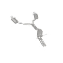 MagnaFlow Sys C/B 12-15 Audi A6 / A7 3.0L V6 SS 2.5in Dual Split Rear Ext 4in Tips-12