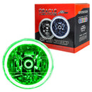 Oracle Pre-Installed Lights 5.75 IN. Sealed Beam - Green Halo-2