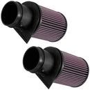 K&N 2014-2015 Audi R8 V10-5.2L F/I Drop In Air Filter (2 Per Box)-3