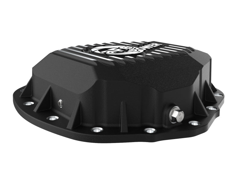 aFe 2020 Chevrolet Silverado 2500 HD  Rear Differential Cover Black ; Pro Series w/ Machined Fins - 0